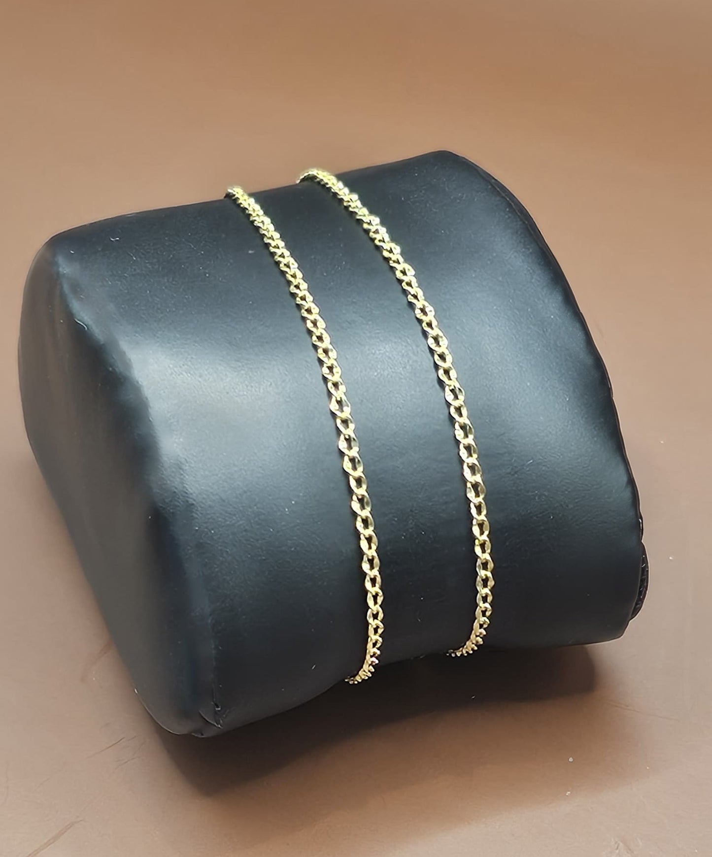 Cuban Style Link Necklace 1mm 17.5in