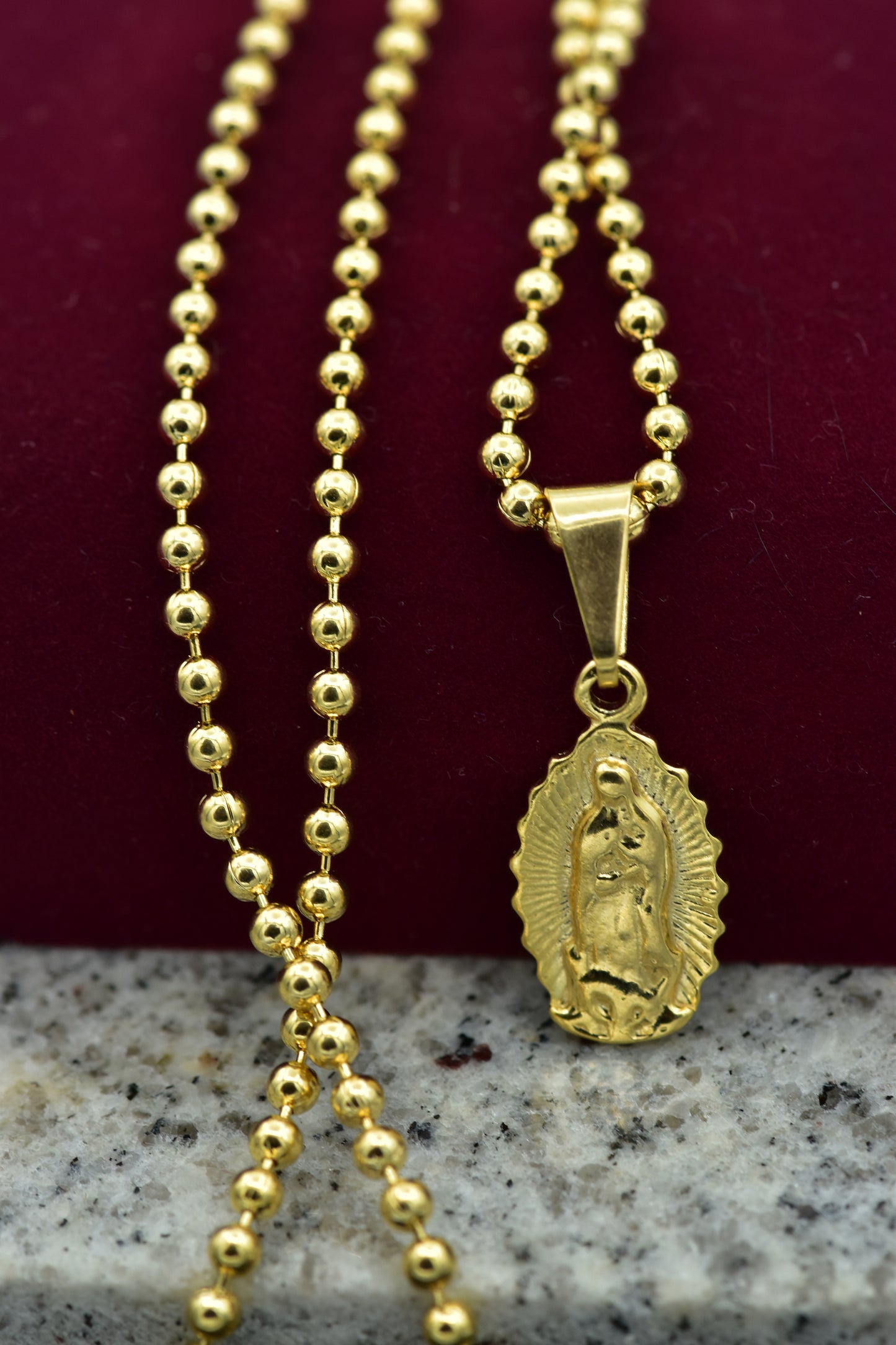 Carved Guadalupe Virgin