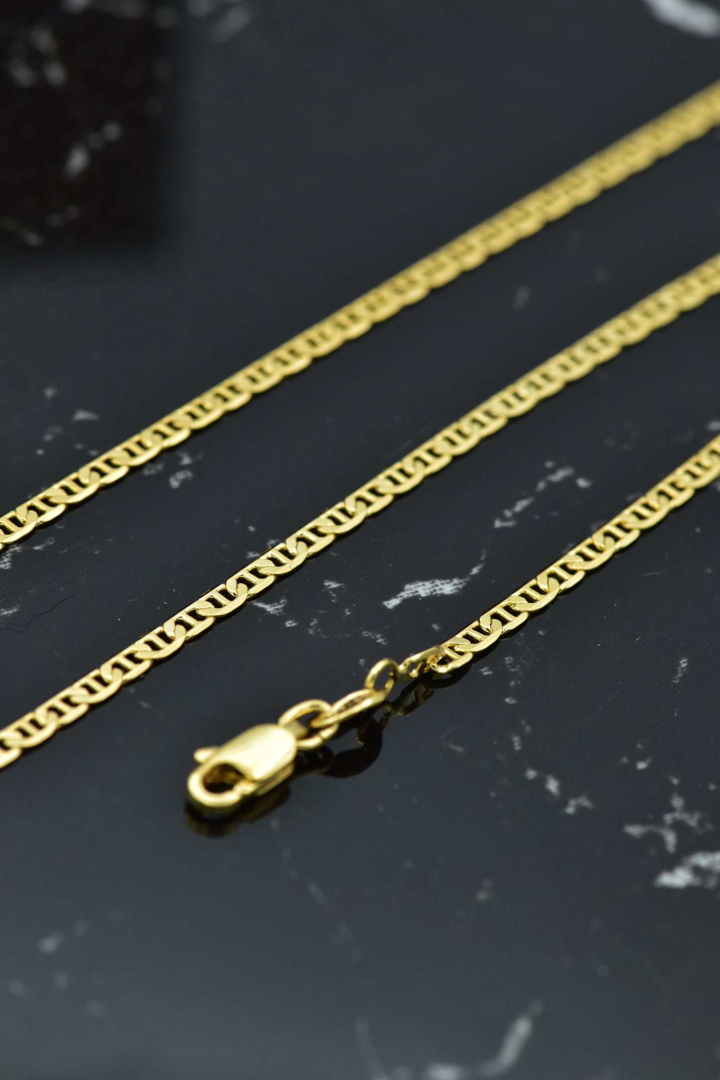 Mariner Bevel Necklace 3mm 24in